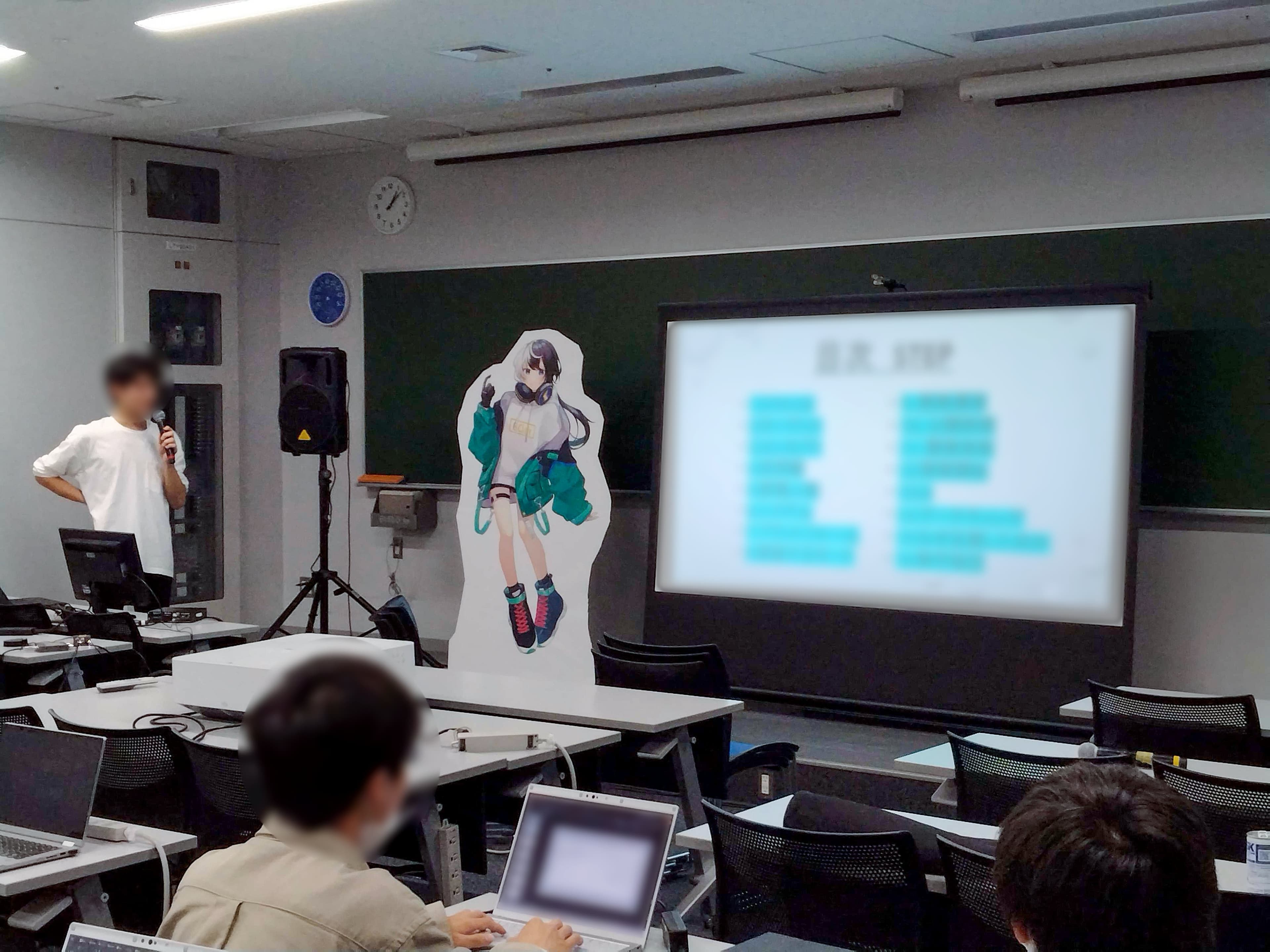 部内で行われるLT会「そふ会」の様子